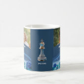 Blue Diamond Metallic King Schach Vätertag  Kaffeetasse (Mittel)
