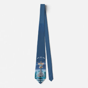 Blue Diamond Metallic King Schach Vatertag Krawatte