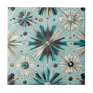 Blue Diamond Mid Century Modern Fliese