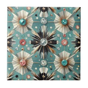 Blue Diamond Mid Century Modern Fliese