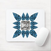 Blue Diamond Mousepad (Mit Mouse)