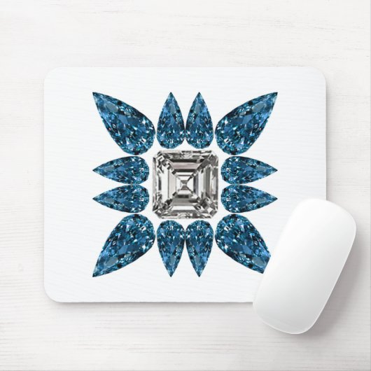 Blue Diamond Mousepad (Mit Mouse)