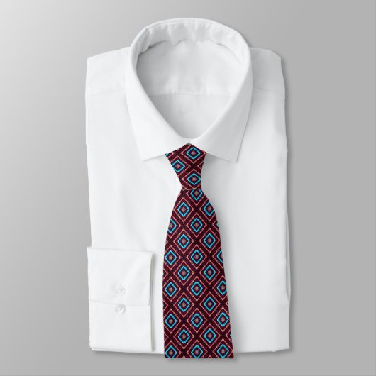 Blue Diamond Neck Tie Krawatte (Gebunden)