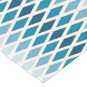 Blue Diamond Ombre Kurzer Tischläufer (Ecke)