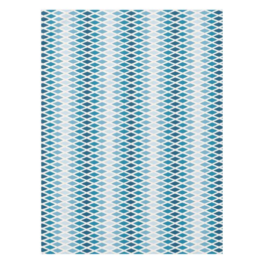 Blue Diamond Ombre Tischdecke (Vorderseite)