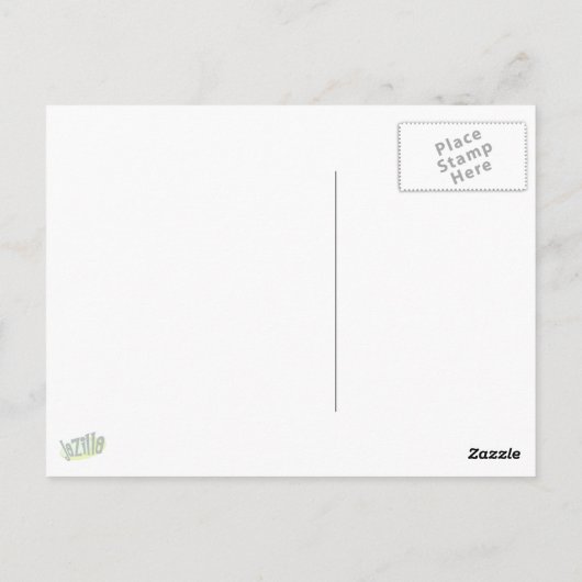 Blue Diamond Orbit Postkarte (Rückseite)