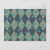 Blue Diamond Orbit Postkarte (Vorderseite)