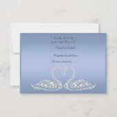 Blue Diamond schwänzt alle uAwg-Reaktionen auf Ere RSVP Karte (Rückseite)