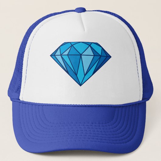 Blue Diamond Truckerkappe (Vorderseite)