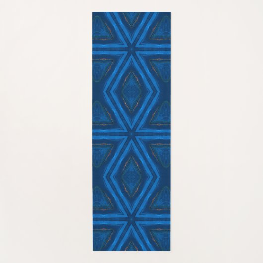 Blue Diamond Yogamatte (Vorderseite)