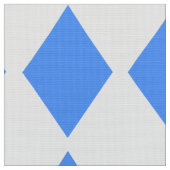 Blue Diamonds Design Stoff (Nahaufnahme)