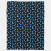 Blue Diamonds Fleecedecke (Vorderseite)