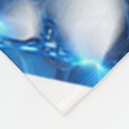 Blue Diamonds Fleecedecke (Ecke)