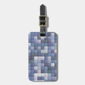 Blue Diamonds Gepäckanhänger (Vorderseite vertikal)