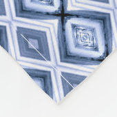 Blue Diamonds Harmony Muster Warm Schnelle Fleece (Ecke)