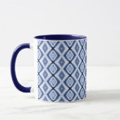 Blue Diamonds Harmony Pattern Diamond Blues Tasse (Links)