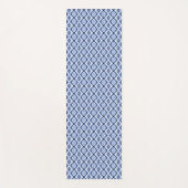 Blue Diamonds Harmony Pattern Yoga Mat Yogamatte (Vorderseite)