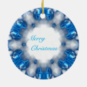 Blue Diamonds Keramik Ornament (Hinten)