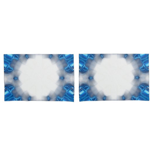 Blue Diamonds Kissenbezug (Vorderseite-Set)