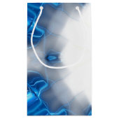 Blue Diamonds Kleine Geschenktüte (Rückseite)