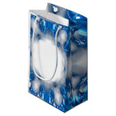 Blue Diamonds Kleine Geschenktüte (Vorderseite Schrägansicht)