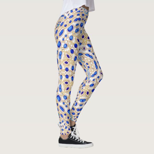 Blue Diamonds Leggings (Rechts)