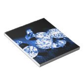 Blue Diamonds Notizblock (angewinkelt)