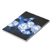 Blue Diamonds Notizblock (Rotiert)