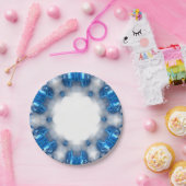 Blue Diamonds Pappteller (Party)