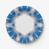Blue Diamonds Pappteller (Vorderseite)