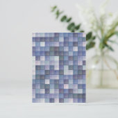 Blue Diamonds Postkarte (Stehend Vorderseite)