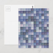 Blue Diamonds Postkarte (Vorne/Hinten)