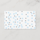 Blue Diaper Raffle Begleitkarte (Rückseite)