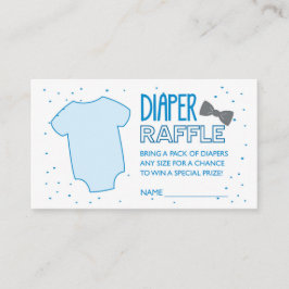 Blue Diaper Raffle Begleitkarte