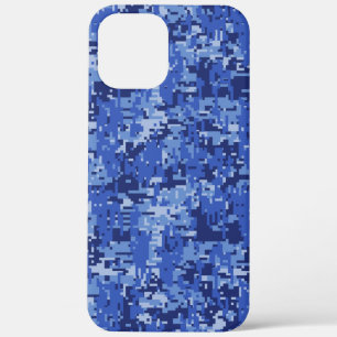 Blue Digital Pixels Camouflage Dekoration Textur Case-Mate iPhone Hülle