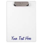 Blue Digital Pixels Camouflage Textur Klemmbrett (Vorderseite)