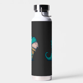 Blue Dino Liebe Ice Cresta: Cartoon Trinkflasche