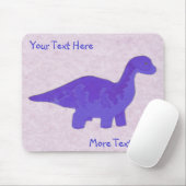 Blue Dino Mousepad (Mit Mouse)