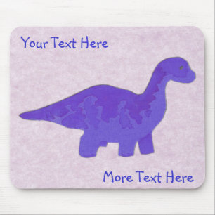 Blue Dino Mousepad