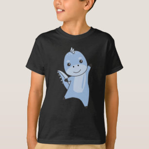 Blue Dino Niedlich Dinosaurier für Kinder T-Shirt