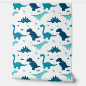 Blue Dinosaur Baby Boy Kinderzimmer Peel & Stick N Tapete (Abrollen)