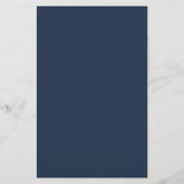 Blue Dinosaur Baby Dusche Bingo Spiel (Rückseite)