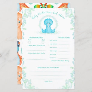 Blue Dinosaur Kinderdusche Vorhersagen und Ratschl