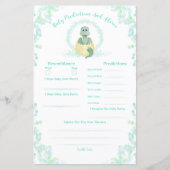 Blue Dinosaur Kinderdusche Vorhersagen und Ratschl (Vorderseite)