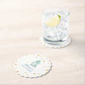 Blue Dinosaur Twinkle Star Baby Shower Boy Party Untersetzer (Vor Ort)