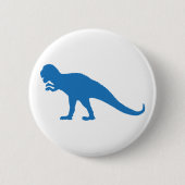 Blue Dinosaurier Button (Vorderseite)