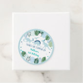 Blue Dinosaurier Danke für das Stomping bis zum Ge Geschenkanhänger (Beispiel)