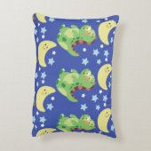 Blue Dinosaurier Dekokissen (Rückseite(Vertikal))