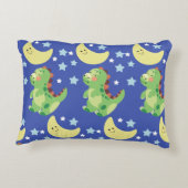 Blue Dinosaurier Dekokissen (Rückseite)