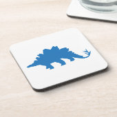 Blue Dinosaurier Getränkeuntersetzer (Linke Seite)